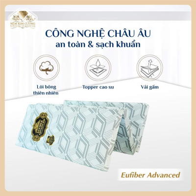 Nệm Cao Su Bông Kim Cương Eufiber Advanced