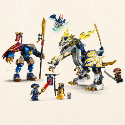 LEGO NINJAGO 71843 Đồ Chơi Lắp Ráp Rogue Và Cỗ Máy Rồng Chiến Đấu (584 chi tiết)