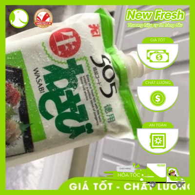 [GIAO NHANH HCM] Mù Tạt Tươi 505 Wasabi Xanh Nhật Bản - Túi 750g 