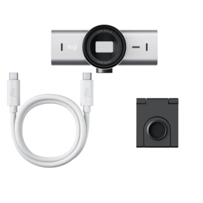 Webcam Logitech MX BRIO 4K ULTRA HD Đen/Xám - Hàng Chính Hãng