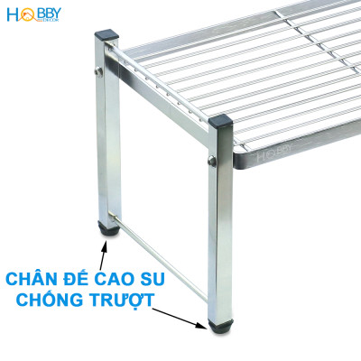 Kệ để đồ nhà bếp 1 tầng đặt trong tủ bếp đa năng Hobby Home Decor KB1T
