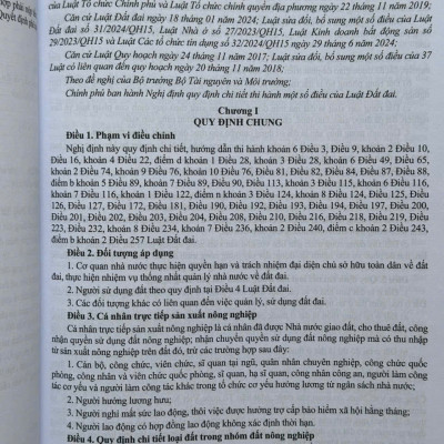 Sách Luật Đất Đai sửa đổi, bổ sung và Các Văn Bản Hướng Dẫn Thi Hành – Chính Sách Mới Về Giảm Tiền Thuê Đất - V2543D