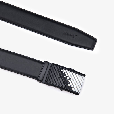 Thắt Lưng Nam Chính Hãng GENCE LG38 Chất Liệu Da Bò Cao Cấp Màu Đen