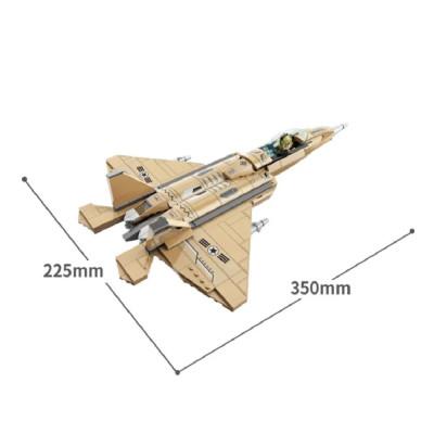 Đồ Chơi Xếp Hình, Lắp Ráp Qman 22013 - Tiêm kích (376 mảnh ghép)