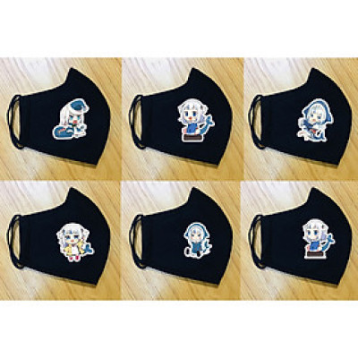 Set 2 KHẨU TRANG Gawr Gura Hololive