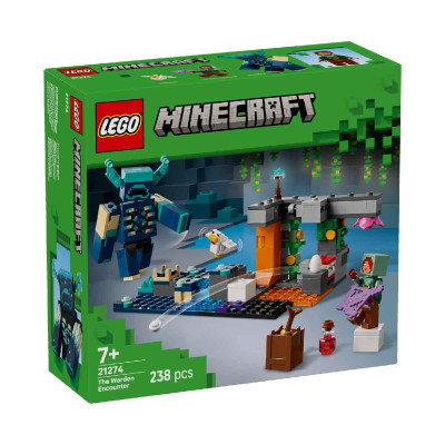 Đồ Chơi Lắp Ráp Cuộc Chạm Trán Warden LEGO MINECRAFT 21274 (238 chi tiết)