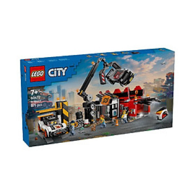 Đồ Chơi Lắp Ráp Bãi Phế Liệu Ô Tô LEGO CITY 60472 (871 chi tiết)