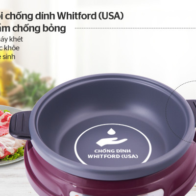 Nồi lẩu điện Sunhouse SH535L 3.5L- Hàng chính hãng