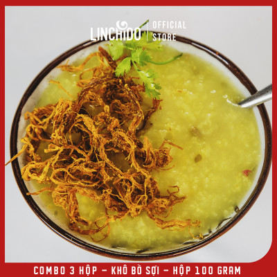 Combo 3 Hộp - Khô Bò Sợi - Tùng Phương Du Ký - Hộp 100 Gram