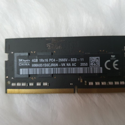 Ram máy tính laptop 4GB DDR4 PC4-2666v Hynix - Hàng chính hãng