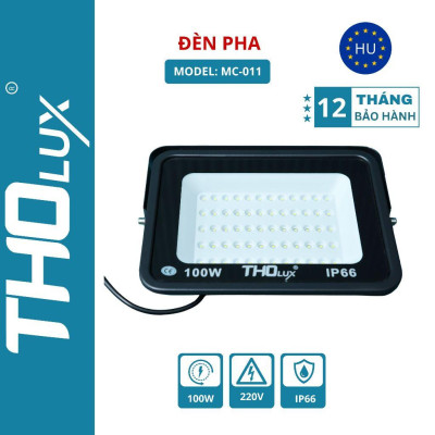 Đèn pha MC-011 Tholux 50W. Đèn led ngoài trời 100W