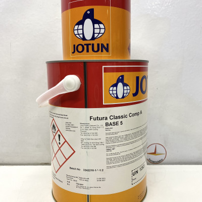 Sơn Epoxy Jotun Futura Classic base 5 màu Yellow 0907 (Vàng) 5L/bộ