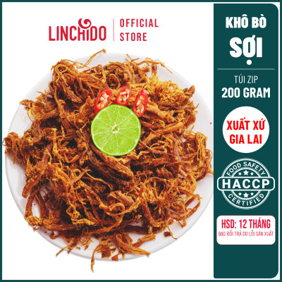 Khô Bò Sợi - Tùng Phương Du Ký - Túi Zip 200 GRAM