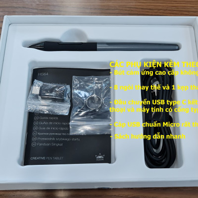 Bảng viết điện tử di động HS64 Ipro hàng nhập khẩu chính hãng