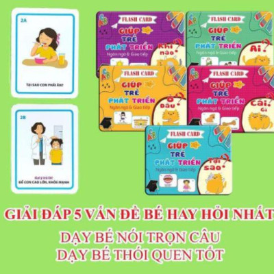 Bộ thẻ flashcards phát triển ngôn ngữ và giao tiếp