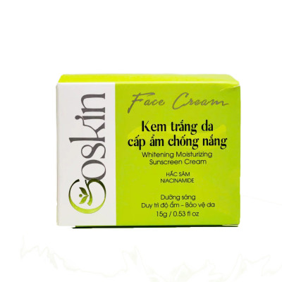 Kem  Trắng Da Cấp Ẩm Chống Nắng 15,30g Goskin (kem nén)