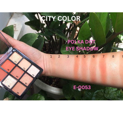 Phấn mắt CITY COLOR Polka dot 9 ô.