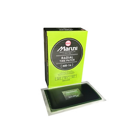 Hộp miếng vá có bố MR-14 thương hiệu Maruni - Nhật bản (10 miếng/hộp)