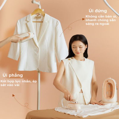 Bàn là, ủi hơi nước cầm tay công suất lớn 1800W. Thương hiệu Hà Lan cao cấp Philips - STE0850/50 - Hàng nhập khẩu