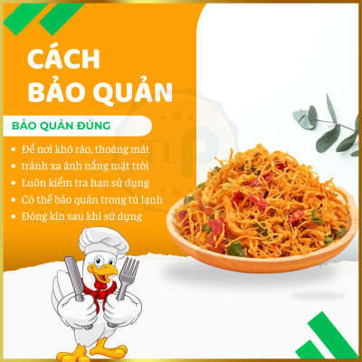 KHÔ GÀ LÁ CHANH TÂN LỘC PHÁT HŨ 500G