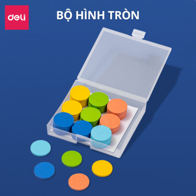 Bộ Đồ Chơi Lắp Ghép Hình Học Gỗ Cho Bé Deli - Luyện Tập Tư Duy Ghép Hình Tính Toán Màu Sắc - Đồ Chơi Sáng Tạo Thông Minh