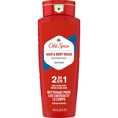 Sữa tắm dầu gội Old Spice Hair Body Wash High Endurance (532ml) - Hàng chính hãng