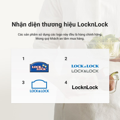 Máy xay tỏi ớt bằng tay Lock&Lock Size L 900ml Màu xanh dương CKS310-BLU - Hàng chính hãng, lực nghiền mạnh với 3 lưỡi dao thép không gỉ - JoyMall