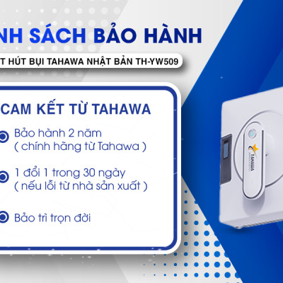 Robot lau kính TAHAWA TH-YW509 máy lau kính thông minh, robot lau kiếng tự phun nước -Phun nước 2 chiều - Bảo hành chính hãng 24 tháng - 1 đổi 1 trong 30 ngày - Hàng nhập khẩu chính hãng