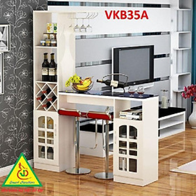 Quầy bar mini, Bàn bar, kệ rượu chia không gian VKB35A - Nội thất lắp ráp Viễn Đông ADV