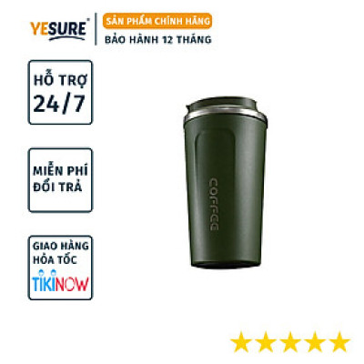 Bình Nước Giữ Nhiệt Trà Coffe Cao Cấp , Chất Liệu Inox 304 , Kiểu Dáng Hiện Đại - YESURE ( 380ml )