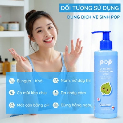 Dung Dịch Vệ Sinh Phụ Nữ Cân Bằng pH – Sạch Mịn, Thơm Tho, ‘Fresh’ Cả Ngày - 225ML