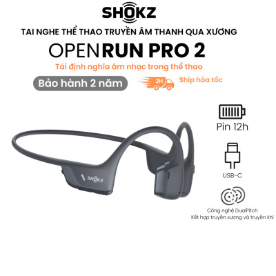 [MỚI] Tai Nghe Bluetooth Thể Thao Truyền Âm Thanh Qua Xương SHOKZ OPENRUN PRO 2 S820 - Bảo Hành 2 Năm - Hàng Chính Hãng