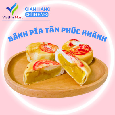 Bánh Pía Đậu Xanh Sầu Riêng 250g (hộp 4c) Tân Phúc Khánh