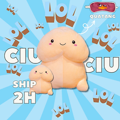 Thú nhồi bông ciu ciu - Size từ 25cm đến 45cm - Quà tặng gấu bông ciu ciu siêu đáng yêu - Gối ôm ciu ciu mềm mịn cho bé