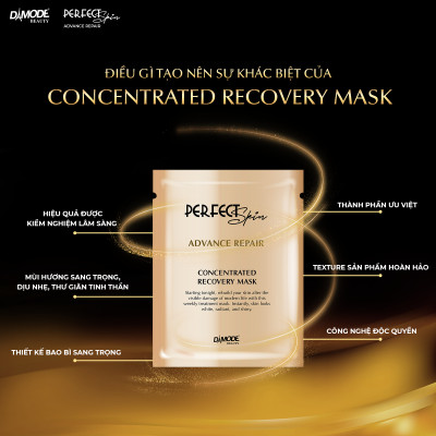 Mặt nạ tinh chất cô đặc tái sinh tế bào phục hồi da CONCENTRATED RECOVERY MASK DAMODE 7 cái dùng thử