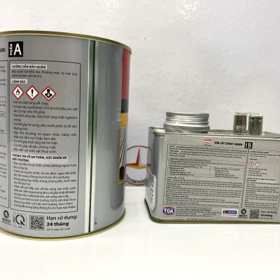 Sơn lót Epoxy Toa dành cho sắt kẽm - Sơn Shark 1L