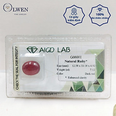 Viên đá Ruby thiên nhiên_HA-RB00008 - G00001
