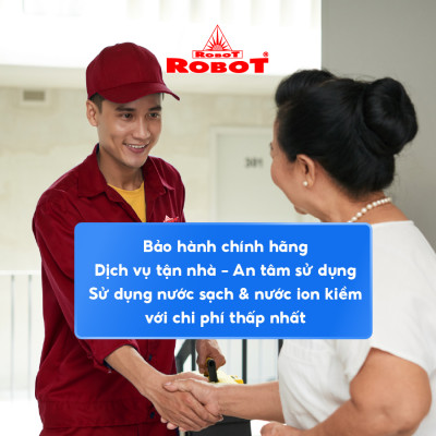 Máy Lọc Nước R.O Hydrogen Kiềm Nóng Thông Minh Lạnh ROBOT HydroElite-9 - Hàng Chính Hãng