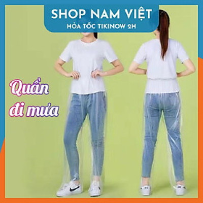 Quần Đi Mưa Kín Nước Bào Vệ Giày Dép