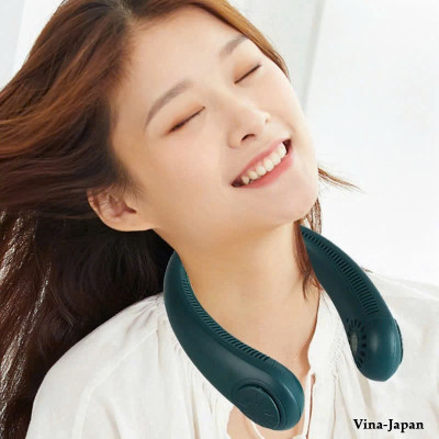 Khuôn giò Quạtt Đeo Cổ Mini Không Cánh - Tích Điện, Thời Trang, Dáng Thể Thao Siêu Phẩm Mùa Hè