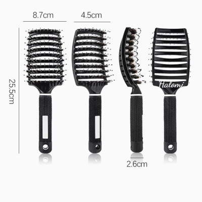 Lược bán nguyệt gỡ rối tạo phồng tóc, lược sấy tạo kiểu tóc cỡ lớn chuyên dùng làm tóc