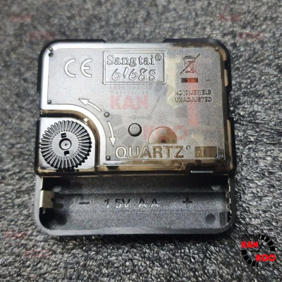 Máy Đồng Hồ Treo Tường Silent Quartz 6168s – Siêu Chính Xác ±03 Giây/Tháng – Trục 11mm