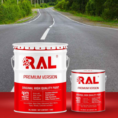Sơn kẻ vạch Epoxy chống trơn RAL ROAD LINE GUARD ANTI-SLIP - 5KG