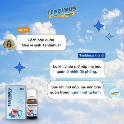 TENBIMUS – Men Vi Sinh đa chủng châu Âu Chai 10ml