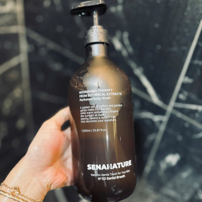 (Tặng 3 nạ) Sữa tắm nước hoa SENANATURE NOURISHING THERAPY FROM BOTANICAL EXTRACTS Perfumed Body Wash 1000ml
