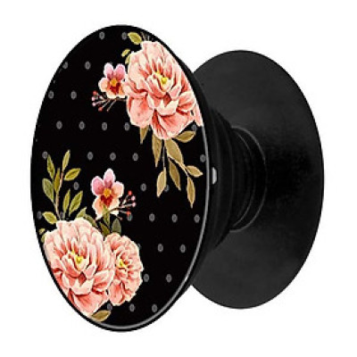 Popsocket in hình dành cho điện thoại mẫu Họa Tiết Hoa Cam
