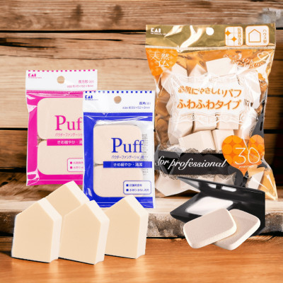 Bông Phấn Dùng Để Tán Kem Nền Hoặc Dặm Phấn Kai Beautycare 000KQ3064 (Set 30 Mút)