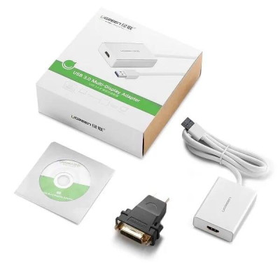 Ugreen UG4022940229TK 80CM Cáp chuyển USB 3.0 sang HDMI cao cấp - HÀNG CHÍNH HÃNG