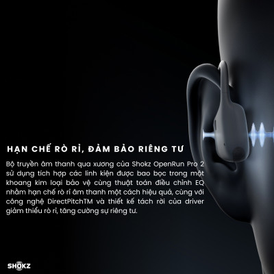 [MỚI] Tai Nghe Bluetooth Thể Thao Truyền Âm Thanh Qua Xương SHOKZ OPENRUN PRO 2 - Mini S821 - Bảo Hành 2 Năm - Hàng Chính Hãng