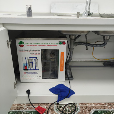 (Hàng chính hãng) Máy lọc nước thải Litero ACE1000I xử lý nước thải Phòng khám y tế công nghệ oxy hoá bậc cao kết hợp lọc nano và than hoạt tính 1 bộ